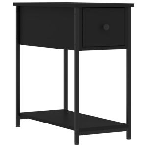 Нощни шкафчета 2 бр черни 30x60x60 см инженерно дърво