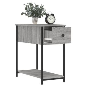Нощни шкафчета 2 бр сив сонома 30x60x60 см инженерно дърво