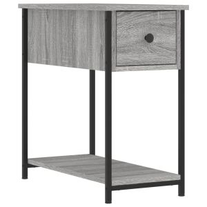 Нощни шкафчета 2 бр сив сонома 30x60x60 см инженерно дърво