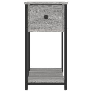 Нощни шкафчета 2 бр сив сонома 30x60x60 см инженерно дърво