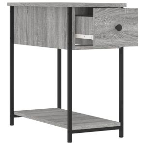 Нощни шкафчета 2 бр сив сонома 30x60x60 см инженерно дърво
