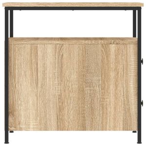 Нощни шкафчета 2 бр дъб сонома 30x60x60 см инженерно дърво