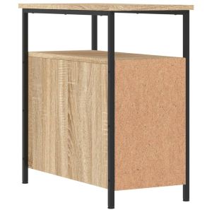 Нощни шкафчета 2 бр дъб сонома 30x60x60 см инженерно дърво