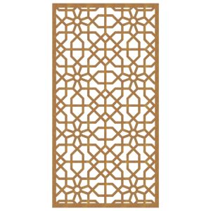 Градинска декорация 105x55 см кортенова стомана мавърски дизайн