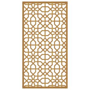 Градинска декорация 105x55 см кортенова стомана мавърски дизайн