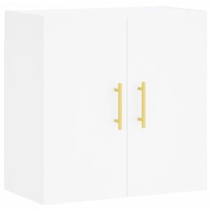 Стенен шкаф, бял, 60x31x60 см, инженерно дърво