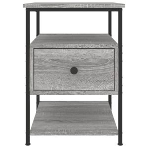 Нощни шкафчета 2 бр сива сонома 40x42x56 см инженерно дърво