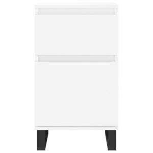 Бюфет бял 40x35x70 см инженерно дърво