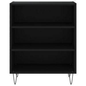 Бюфет черен 57x35x70 см инженерно дърво