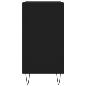 Бюфет черен 57x35x70 см инженерно дърво