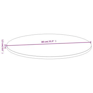 Плот за маса Ø80x1,5 см бамбук