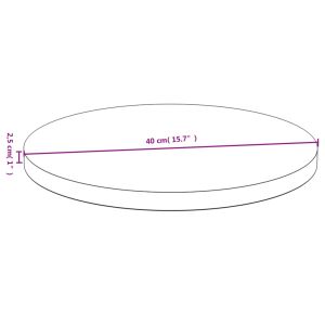 Плот за маса Ø40x2,5 см бамбук