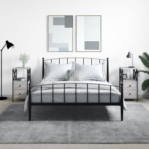 Нощни шкафчета 2 бр сив сонома 34x35,5x70 см инженерно дърво