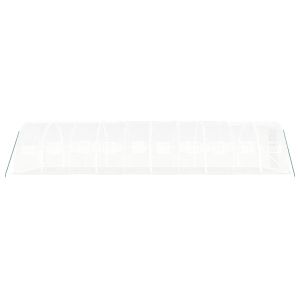 Оранжерия със стоманена рамка бяла 30 м² 10x3x2 м