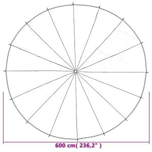 Детски парашут за игра Ø6 м плат