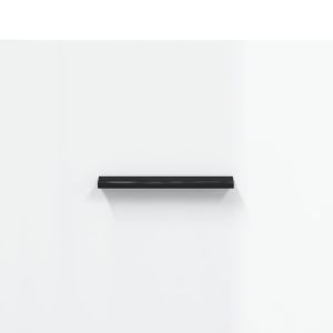 Сайдборд, бял гланц, 69,5x34x90 см, инженерно дърво