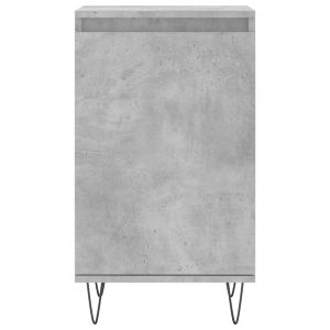 Бюфети 2 бр бетонно сив 40x35x70 см инженерно дърво