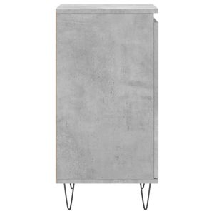 Бюфети 2 бр бетонно сив 40x35x70 см инженерно дърво