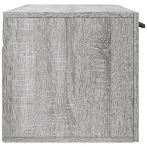 Стенен шкаф, сив сонома, 100x36,5x35 см, инженерно дърво