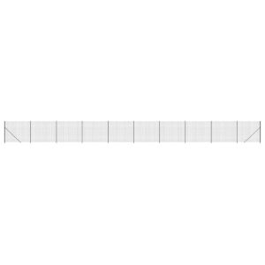 Плетена оградна мрежа с фланец, антрацит, 1,6x25 м