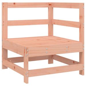 Ъглов диван с възглавници, дугласко дърво масив