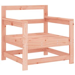 Градински столове с възглавници 2 бр масивно дърво дуглас