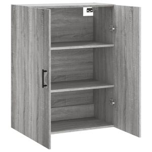 Стенен шкаф сив сонома 69,5x34x90 см