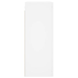 Стенен шкаф бял 69,5x34x90 см