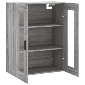 Стенен шкаф сив сонома 69,5x34x90 см