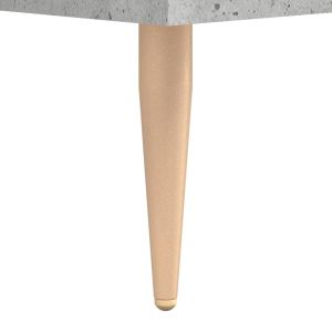 Сайдборд, бетонно сив, 69,5x34x90 см, инженерно дърво