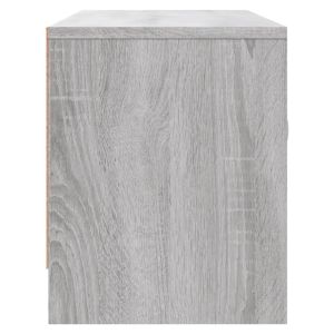 ТВ шкаф, сив сонома, 102x30x37,5 см, инженерно дърво
