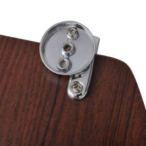 Тоалетни седалки с капаци, 2 бр, МДФ, кафяви