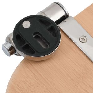 Тоалетни седалки с плавно затваряне, 2 бр, МДФ, дизайн бамбук