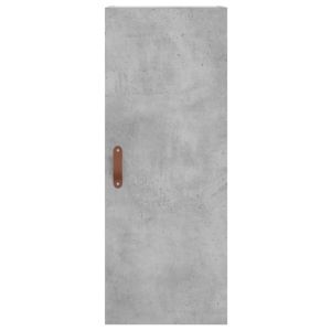 Стенен шкаф бетонно сив 34,5x34x90 см