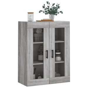 Стенен шкаф сив сонома 69,5x34x90 см