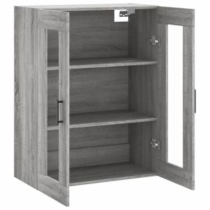 Стенен шкаф сив сонома 69,5x34x90 см