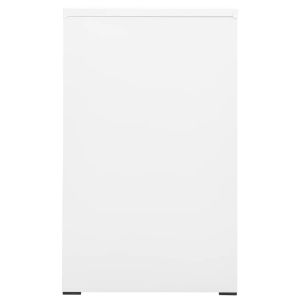 Шкаф за папки, бял, 46x62x102,5 cм, стомана