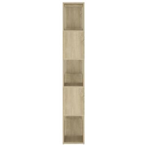 Разделител за стая, дъб сонома, 100x24x155 см, инженерно дърво
