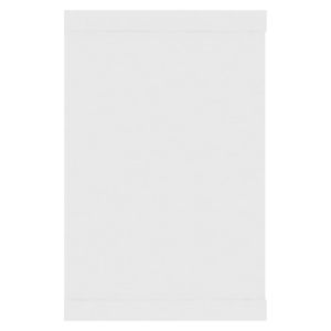 Стенни кубични рафтове, 4 бр, бели, 60x15x23см, инженерно дърво