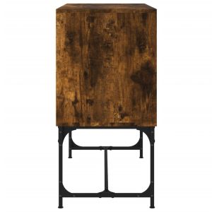 Бюфет опушен дъб 100x40x79,5 см инженерно дърво