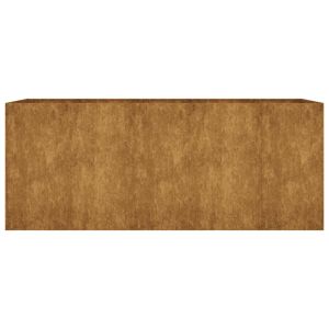 Градинска повдигната леха 200x80x80 см кортенова стомана