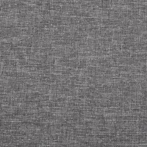 Сгъваема количка за кучета, сива, 100x49x96 см, ленен плат