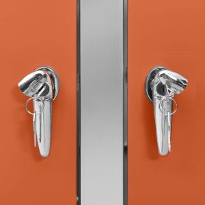 Двоен навес за кофа за смет 138x77,5x112,5 см инокс