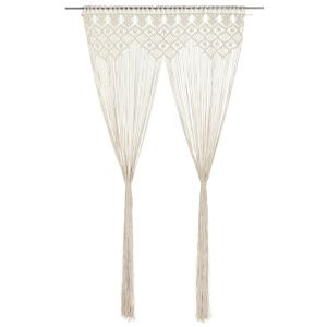 Завеса макраме, 140x240 см, памук