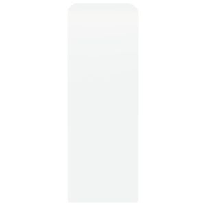 Стенни кубични рафтове, 3 бр, бели, МДФ