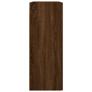 Стенни шкафове, 2 бр, кафяв дъб, 69,5x34x90 см