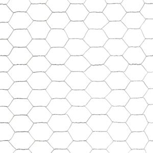 Кокошкарска мрежа, поцинкована стомана, 25x1,5 м, сребриста