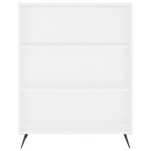 Висок шкаф, бял, 69,5x32,5x180 см, инженерно дърво