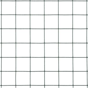 Кокошкарска мрежа, стомана с PVC покритие, 10x0,5 м, зелена