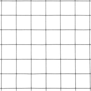 Кокошкарска мрежа, стомана с PVC покритие, 10x0,5 м, сива